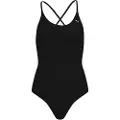 Puma Swim Women's V-Neck Cross back Swimsuit, Clothing, Black, XL