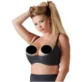Cottelli Plus Size - bøjle-bh (sort) - 95D