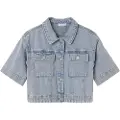 Name It Kids Kortærmet Denimskjorte