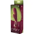 Dream Toys Dinky Jimmy K. Duo - genopladelig klitorisvibrator med arm (rød)