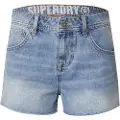 Superdry Superdrytil kvinder. W7110448A Kort Medium størrelse blå (29), Casual, Bomuld, Denim