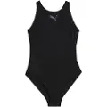 Puma Racerback Swimsuit Women, Clothing, Black, L