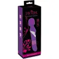Javida Wand &amp; Pearl - 2i1 masserende vibrator (lilla)