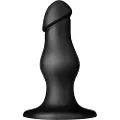 BUTTR FIM-92 - sugekop analdildo (sort)