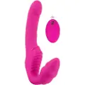 You2Toys Strepless Strap-On - justerbar vibrator (pink)
