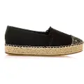 Mustang Mustangtil kvinder. 51836 Sorte Marea espadriller (38), Fast, 1-3 cm, Ingen, Casual