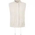 Pepe Jeans Pepe Jeanstil kvinder. PL402426 Ali Vest hvid (S), Casual, Polyester, Bæredygtig