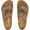Birkenstock Birkenstocktil mænd. 352203 Sandaler Arizona Natural Olieret brun (43), Fast, Ruskind, Ingen, Casual