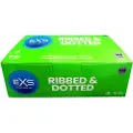 Exs Ribbed, Dotted and Flared - prikket kondom (144 stk)