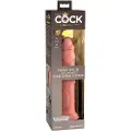 King Cock Elite 9 - sugekop, realistisk dildo (23cm) - naturfarvet