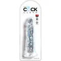 King Cock Clear 8 - stor dildo med sugekop, 20 cm