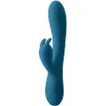 NSNovelties Inya Luv Bunny - genopladelig klitorisvibrator (turkis)
