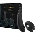 Womanizer Golden Moments 2 - klitoris- og parvibrator (sort)