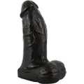 Realistixxx Real Giant - kæmpe dildo med kugler - 22 cm (sort)