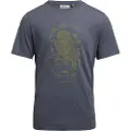 Lundhags Järpen Printed T-shirt M, t-shirt, herre, blå