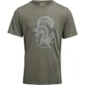 Lundhags Järpen Printed T-shirt M, t-shirt, herre, grøn