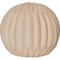 Star Trading - Udendørs dekoration Sandy Globe 25 cm - Hvid - Dekorationsbelysning - - Homeroom