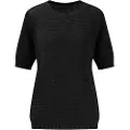Fynch&Hatton Pointelle T-shirt Med Korte ærmer