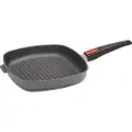 Woll Grillpande DIAMOND LITE 28 x 28 cm, til induktion, aftageligt håndtag, titanium, WOLL