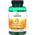 Swanson Health D-3-vitamin med kokosolie, 2000 IU - 60 softgels