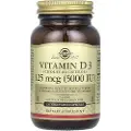 Solgar - Vitamin D3 5000 IU, 125 mcg (100 kapsler)