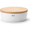 Continenta Brødspand 36 cm, med trælåg/skærebræt, Continenta