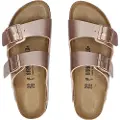 Birkenstock Birkenstocktil kvinder. 1023960 Sandaler i læder Arizona Birko Flor bronze (36), Fast, Ingen, Casual