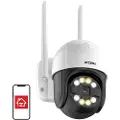 ZOSI C289 Wifi Pan Tilt 3mp Ip66 Sikkerhedskamera Med 32gb Microsd-kort