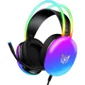 Onikuma X25 RGB kablet gaming-headset - sort