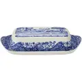 Spode - Smørboks Blue Italian - Blå - Opbevaringsbeholdere - - Homeroom