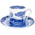 Spode - Kaffekop med underkop Blue Italian 9 cl - Blå - Kopper & krus - - Homeroom