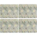 Spode - Dækkeservietter Morris & Co Daffodil 4-pak - Flerfarvet - Løbere & dækkeservietter - - Homeroom