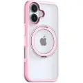 Torras Ostand R Fusion-etui til iPhone 16 (Pink)