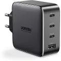 UGREEN Nexode GaN 100W Quad USB Charger - Black