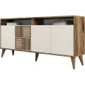 Hannah Home - Aflastningsbord Milana 160 cm - Brun - Skænke & sideboards - - Homeroom