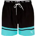 Puma Colour Block Mid Badeshorts