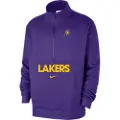 Nike Los Angeles Lakers Club Courtside Nike NBA-trøje med 1/2 lynlås til mænd - lilla