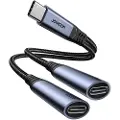 JOYROOM SY-C03 2-i-1 lydadapter - sort