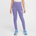 Nike Sportswear Classic-leggings med høj talje (til piger) - lilla