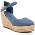 Refresh Refreshtil kvinder. 17264404-JEANS Espadriller 172644 blå (40), 5-8 cm, Spænder, Casual