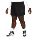 Nike Sportswear Phoenix Fleece-shorts med løst design og høj talje til kvinder (plus size) - sort