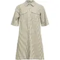Object Stribet Denimkjole