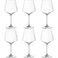 Leonardo - Burgundy Rødvinsglas PUCCINI 6-pak - Transparent - Vinglas - - Homeroom
