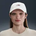 Nike Ustruktureret Nike Club-kasket med Cortez-mærke - hvid