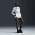 Nike Sportswear Phoenix Fleece-shorts med høj talje og løst design til kvinder - brun
