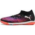 Puma FUTURE 8 MATCH TT Football Boots Women, Shoes, Black/White/Glowing Red, 42