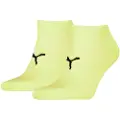 Puma Unisex Sneaker Socks 2 pack, Clothing, Yellow, 43-46