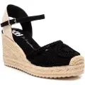 Xti Xtitil kvinder. 14384503-NEGRO Espadriller 143845 sort (36), 5-8 cm, Spænder, Casual