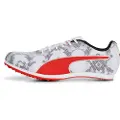 Puma evoSPEED Star 8 Track and Field Shoes, Shoes, Black/White/Red, 44