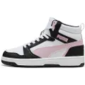 Puma Rebound Sneakers, Shoes, White/Rose Mauve/Black, 39